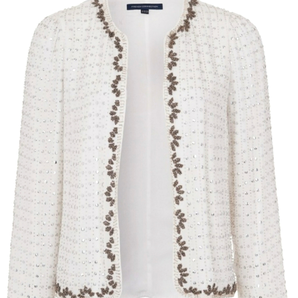 NWT French Connection Beaded Jacket